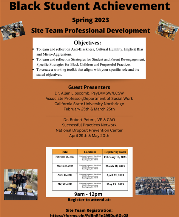 School Site Team Professional Developments